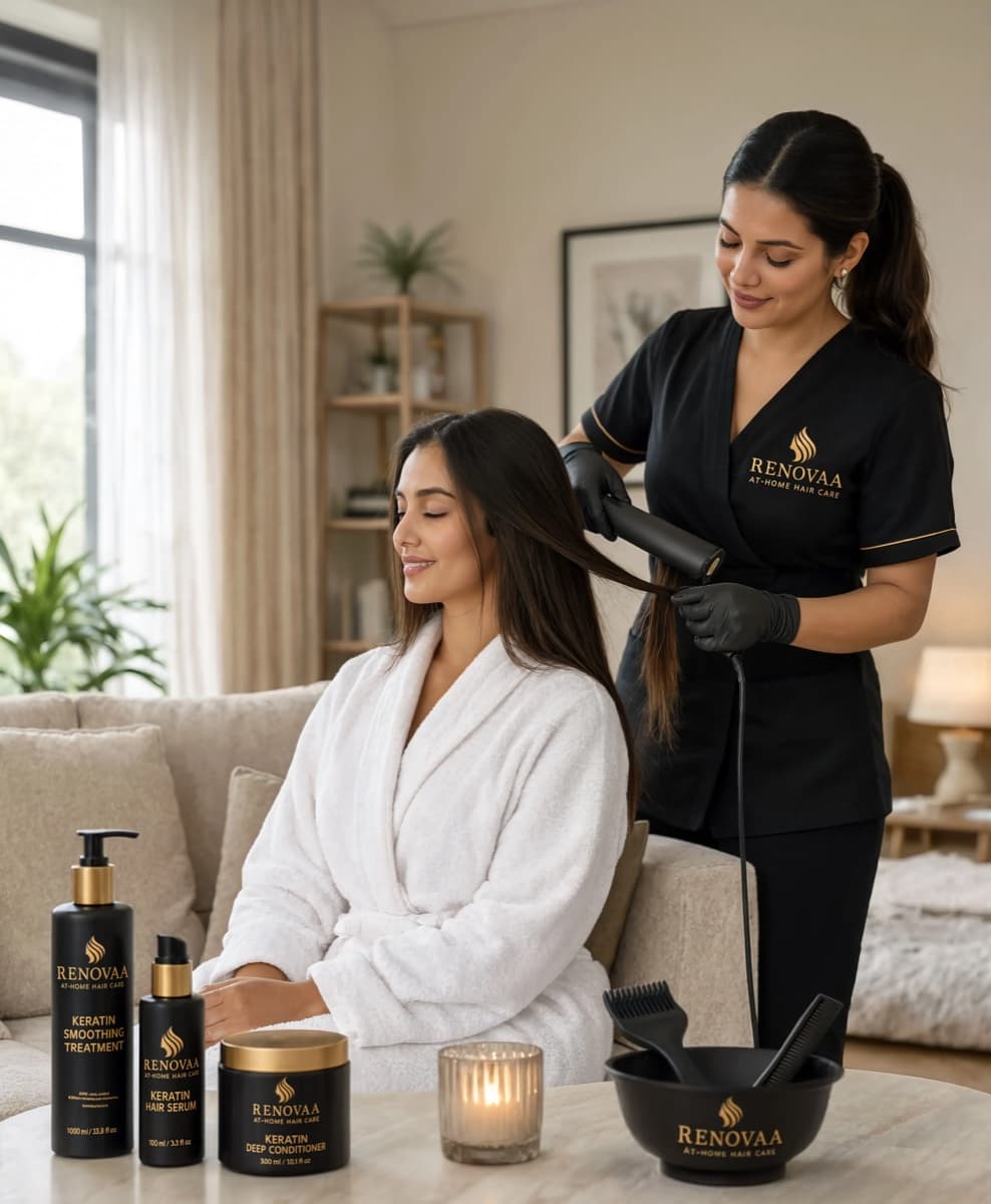 Premium hair treatment at home